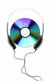 Compact disc and headphone