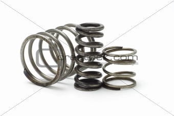 Metal spring coils