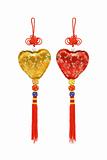 Chinese heart shape ornaments