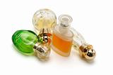  Perfume in glass bottles 