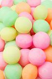 Colorful naphthalene balls