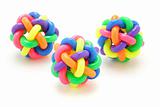 Colorful rubber rings balls 