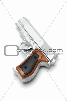 Silver toy gun