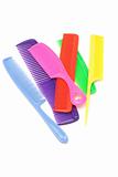 Colorful plastic combs