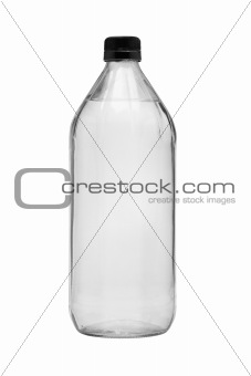 Drinking Water in glass bottle