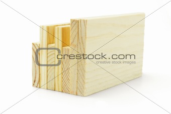 Wooden building blocks 