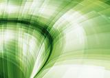 Abstract green geometric patterns in motion