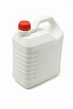 Plastic lubrication oil container 