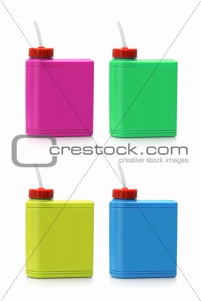 Multicolor water containers