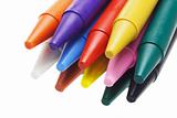 Multicolor crayon pencils 
