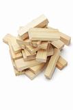 Pile of wooden blocks