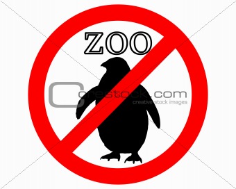 Penguin in zoo prohibited