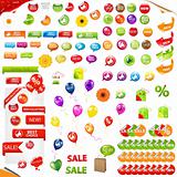 Big Collection Of Sale Elements