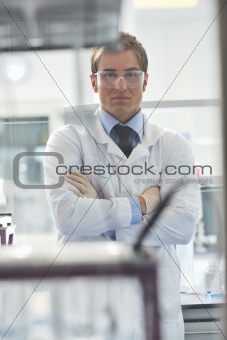doctor scientist in labaratory