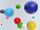 3d colorful balls