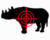 Black Rhinoceros crosshair