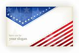 Stars and Stripes, background, business or gift card
