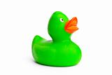 childhood toy green duck