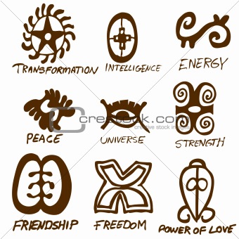 African Symbols Love
