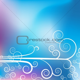 Swirl Purple Blue Background