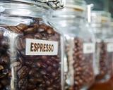 Coffee beans in the Glass