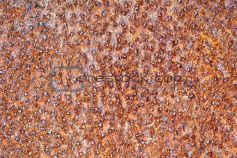 Background - surface of rusty iron sheet