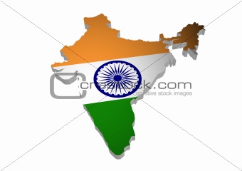Indien_3D_farbig