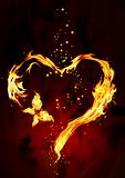 Burning heart