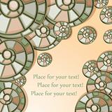 vector background with snail shells