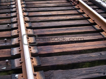Train Tracks Up Close