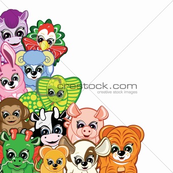 Little Animals - one of the symbols of the Chinese horoscope