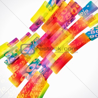 Discount sale abstract background.