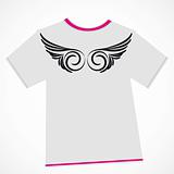 T-shirt design - wings.