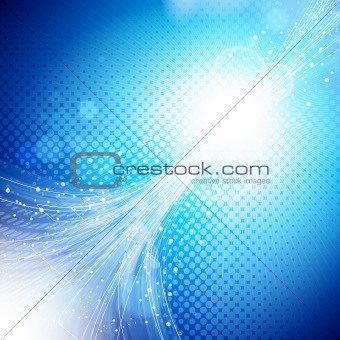 abstract blue and light background.  
