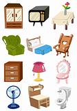 cartoon home furniture icon