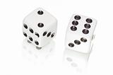  white dices 