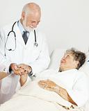 Doctor Comforting Senior Patient