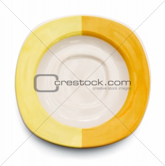 yellow saucer