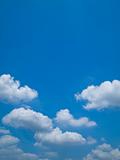 Blue sky and white cloud Horizontal
