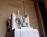 Statue of Abraham Lincoln in the Lincoln Memorial