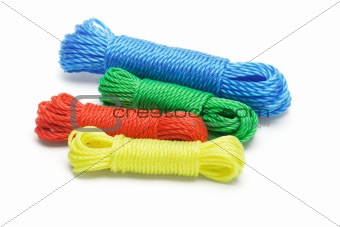 Colorful nylon ropes