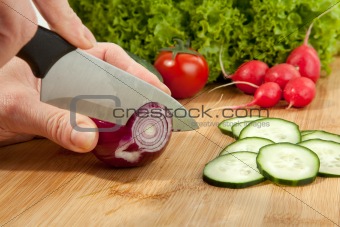 Onion slicing