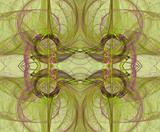 Seamless Background Pattern in Green