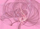 Pink Smoky Fractal Swirls