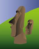 the idols of Easter Island