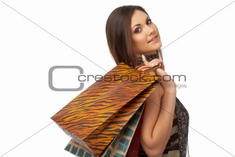 Girl With Bags