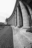 Giant Columns in Piazza San Pietro, Rome