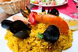traditionnal spanish food paella