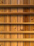 Five Wood Shelf