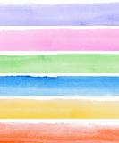 watercolor banners